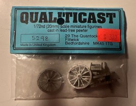 Qualiticast 1/72nd 20mm Scale Miniature Cast In Lead-Free Pewter, Made i... - £23.46 GBP