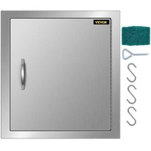 BBQ Access Door 18W x 20H Inch, Vertical Single BBQ Door Stainless Steel, Ou... - $75.98