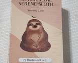 Summer the Serene Sloth Serenity Cards 75-Card Deck Affirmations Inspira... - $17.99