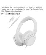 Wired Over-Ear Headphones with USB C Connector, Hi-Fi Stereo Sound, Nois... - $325.11 MXN