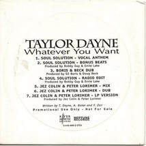 Taylor Dayne - Whatever You Want - £15.80 GBP