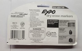 (8-PACK) Expo Dry Erase Markers - Low Odor Ink- Intense Color - Fine Tip - £7.81 GBP