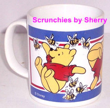 Disney Winnie Pooh Honey Bees Coffee Mug Cup England Vintage - £15.62 GBP