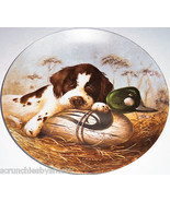 Springer Spaniel Collector Plate 1987 Dog Tired United Kennel Club COA  - £39.92 GBP