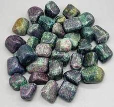 1 lb Ruby Zoisite with Mica tumbled stones                                       - $2,300.75 MXN