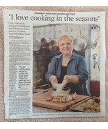 Lidia Bastianich Celebrity Chef Book tour interview newspaper clip - £2.33 GBP