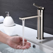 Single Handle Sink Vanity Bathroom Faucet Stainless Steel - $90.84