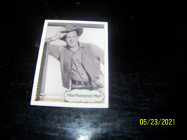 lot of {10} vintage  celebrity memorbilla   collectors cards{ tv/western/gunsmok - £12.63 GBP