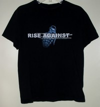 Rise Against Concert Tour T Shirt Vintage 2003 Cinder Block Grenade Size Medium - $109.99