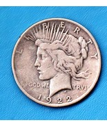 1922 Peace Silver Dollar Moderate Wear 90% Silver - $50.00