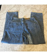 Lee Riders Jeans Womens 14P Blue Mid Rise Straight Leg - $313.26 MXN