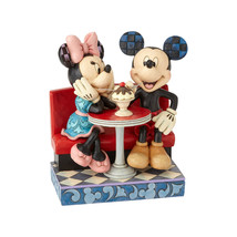 Disney Jim Shore Mickey Mouse and Minnie Love Comes in Many Flavors Collectible