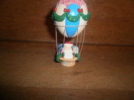 Santa In Hot Air Balloon , 1992 Noma Int'l Christmas Ornament - $4.00