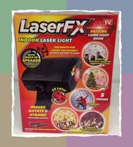 LaserFX Indoor Laser Light Party Light Holiday Christmas Projection Light - £15.61 GBP