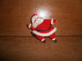 Plastic Felt Santa Christmas Decoration - $2.00