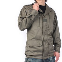 New French army F1 olive field jacket combat coat surplus military retro  - £31.38 GBP
