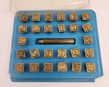 Craftool Leather Alphabet Stamp Set Metal Crafting Tools 1/2&quot; Hobbyist - £19.10 GBP