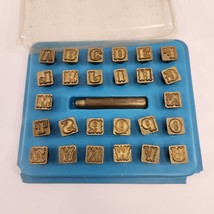 Craftool Leather Alphabet Stamp Set Metal Crafting Tools 1/2&quot; Hobbyist - £19.02 GBP