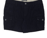 Eddie Bauer Size 8 Navy Blue Cargo Pocket  Cotton Blend Shorts Item 3730 - £21.43 GBP