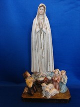 Lady of Fatima Portugal Sculptural Rendering by A. Lucchesi   - $30.00