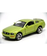 New 5&quot; Kinsmart 2006 Ford Mustang GT Diecast Model Toy Car 1:38 Green - £13.61 GBP