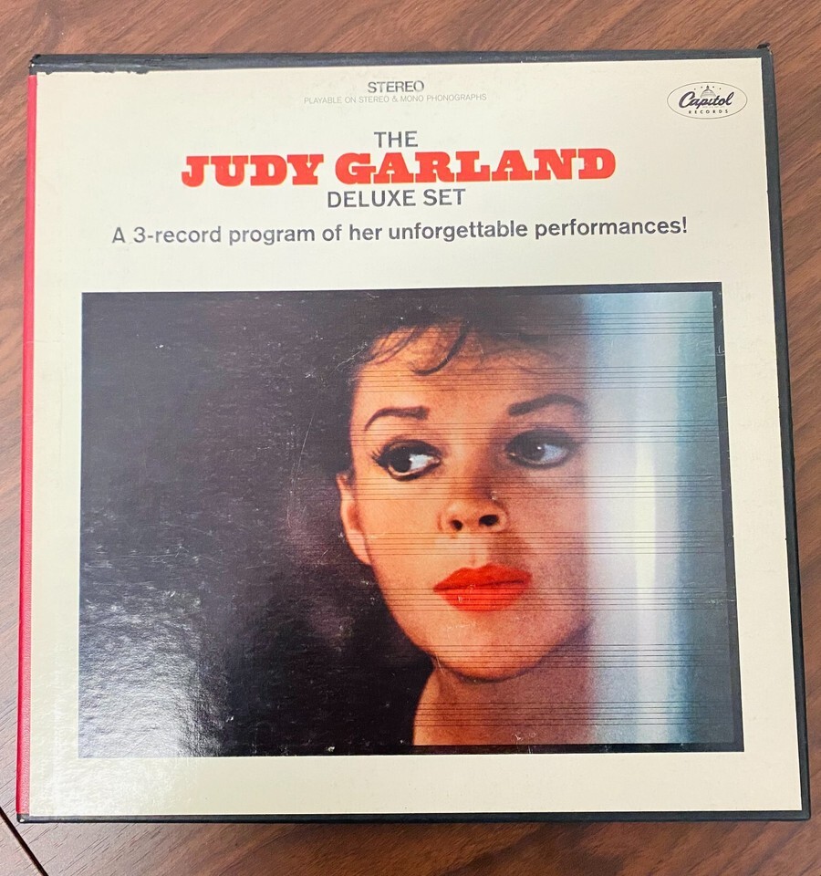 The Judy Garland (Incomplete) Deluxe Set Vinyl Record Album 3 record set - $14.84
