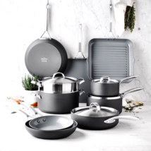 GREENPAN COOKWARE SET POTS AND PANS COOKING GREEN PAN FRYING CERAMIC 14 ... - $427.99