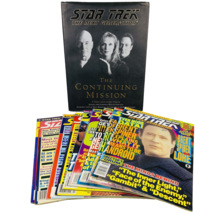 Star Trek Next Generation: The Continuing Mission Book w/ 9 Magazines St... - £11.65 GBP
