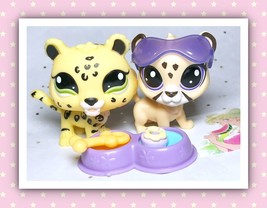 Authentic Littlest Pet Shop LPS Jane Jagmore #1-150 Jaguar Leopard Cat #1419 Set - $33.81