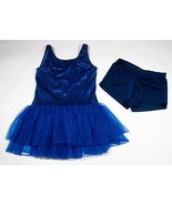 CURTAIN CALL COSTUMES ADULT LARGE ALA NAVY BLUE HEAVENLY  DANCE RECITAL ... - $15.83
