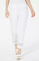 Alfani Petite Cropped Lace-Inset Pants, Size 14Petite - £15.57 GBP