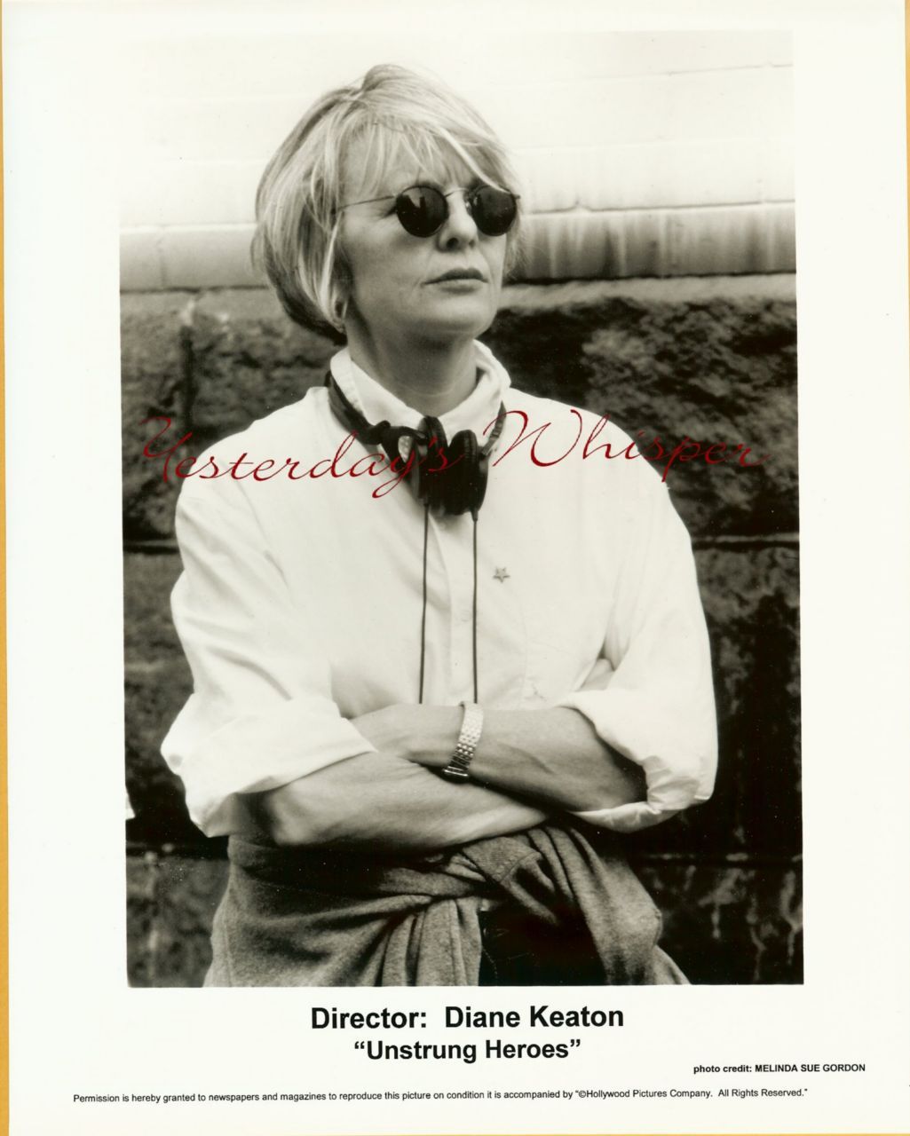 Diane KEATON Director UNSTRUNG Heroes ORG PHOTO G372 - $9.99