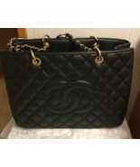  chanel black quilted tote bag  - $600.00