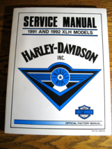1991 1992 Harley-Davidson Xlh Sportster 1200 883 Service Shop Repair Manual New - £66.68 GBP