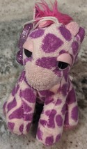 Russ Plush Keyring Giraffe Violet Purple Stuffed Animal Mini Keychain - £3.58 GBP