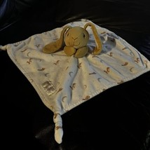 Guess How Much I Love You Lovey Nut Brown Hare Bunny Knotted Security Blanket - $12.86