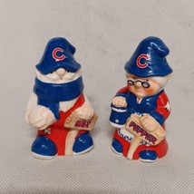 Chicago Cubs Gnomes Salt &amp; Pepper Shakers Forever Collectibles - £15.69 GBP