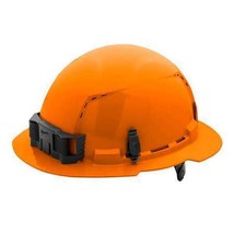Milwaukee Tool 48-73-1233 Full Brim Orange Full Brim Vented Hard Hat W/6Pt - £42.16 GBP