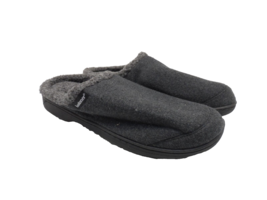 Isotoner Men&#39;s Slip-On Hoodback Slipper for Indoor/Outdoor Grey Size 9.5-10.5 - $24.93