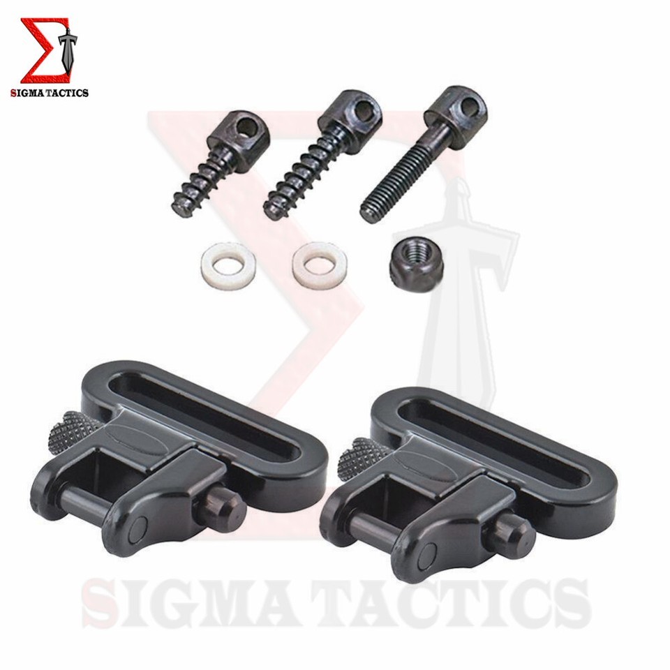 300lbs QD Rifle Sling Swivel Studs Bolt Quick 1-1/4&quot; Detach Machine Scre... - $11.38