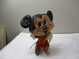 Vintage Mickey Mouse Walt Disney Productions Inflatable Ideal squeak Toy - £19.45 GBP