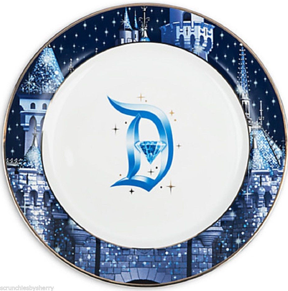 Primary image for Disneyland Diamond Celebration Dinner Plate 60th Sleeping Beauty Castle 2016
