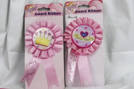 Princess Party Award Ribbons - Set of 2 New - £6.41 GBP