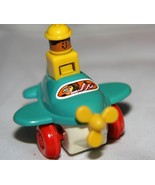 TOMY Push-Down Wind-Up Airplane Toy! Collectable, Working Order 1982  - £6.13 GBP