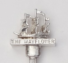 Collector Souvenir Spoon The Mayflower 3D Sailing Ship Pilgrims Pilgrimage - £13.54 GBP