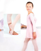 Girls&#39; Dance Tights 50 Den Microfiber Kite Dance Convertible - $5.82