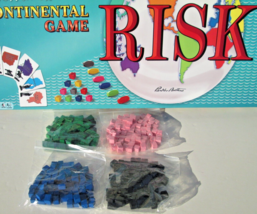 1959 Risk Board Game Replacement Wooden Army Pieces Armies, wood 1963 pa... - $9.95
