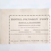 1940 Pension Hotel Murnau On The Staffelsee Advertisement Germany Import... - $19.99