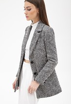 Forever 21 Masculine Coat Black Cream Pockets Size Small - $39.90