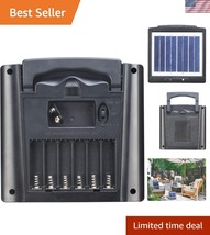 Rechargeable Battery Charger with 2W Solar Panel and LED Indicators - Mu... - $1,064.87 MXN